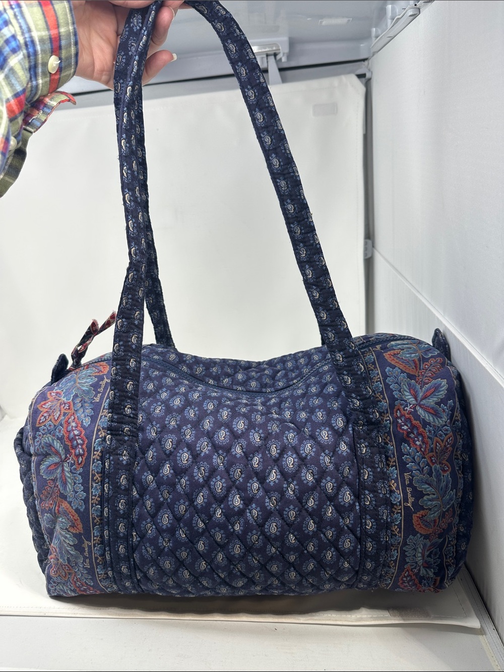 Vera Bradley Regency Blue Travel Duffel